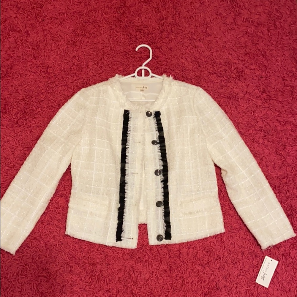 Maison Jules Sparkly Tweed Blazer S